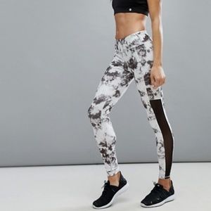 Hollister high rise marble mesh leggings